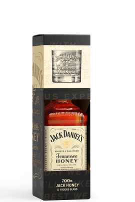 Jack Daniel's Honey (dėž. + stikl.)